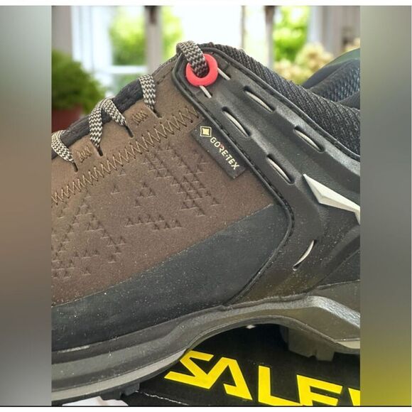 Salewa Mountain Trainer 2 GTX Mountaineering Shoes Black/Bungee Cord Size 9.5 EU - Picture 8 of 12